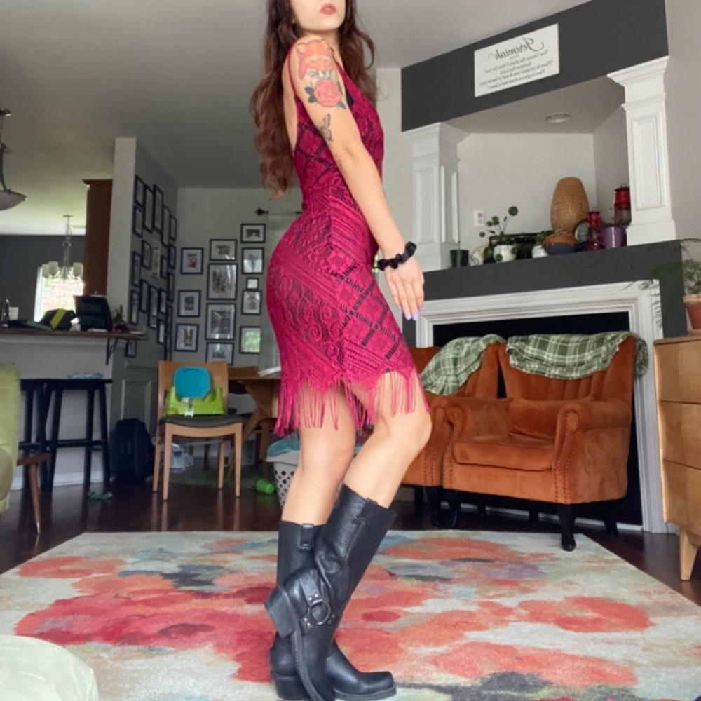 Vintage Fringe Dress